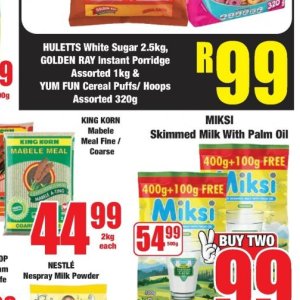 Sunflower oil at Boxer Superstores