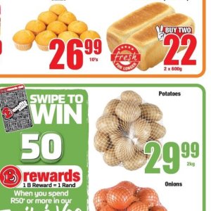Potatoes at Boxer Superstores
