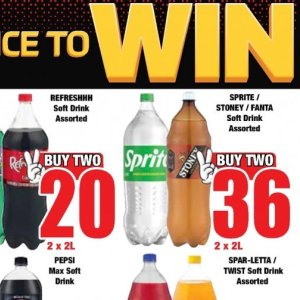 Fizzy drink at Boxer Superstores