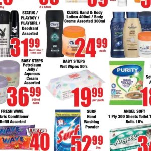 Wet wipes at Boxer Superstores