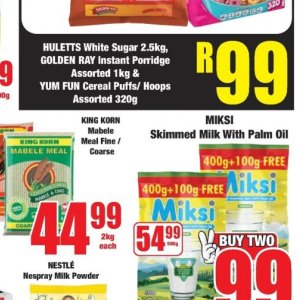 Sunflower oil at Boxer Superstores