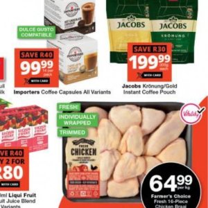 Coffee jacobs  at Checkers