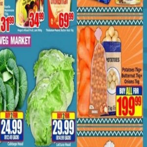 Potatoes at Three Star Cash and Carry