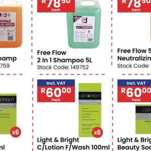 Shampoo at Africa Cash and Carry