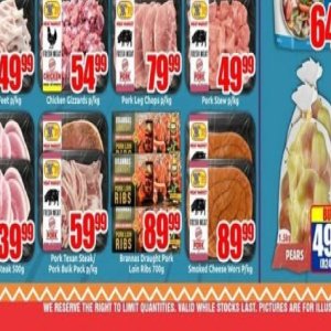 Ribs at Three Star Cash and Carry
