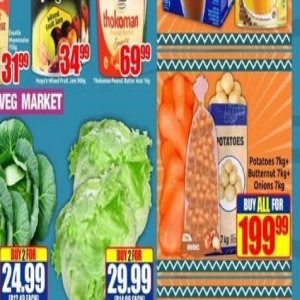 Potatoes at Three Star Cash and Carry
