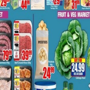 Potatoes at Three Star Cash and Carry