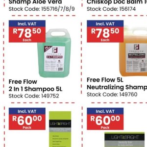 Shampoo at Africa Cash and Carry