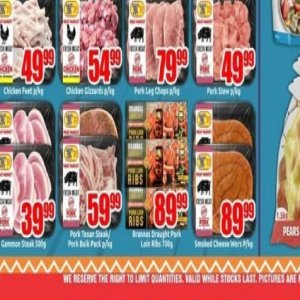 Ribs at Three Star Cash and Carry