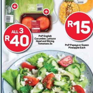 Cucumbers at Pick n Pay Hyper