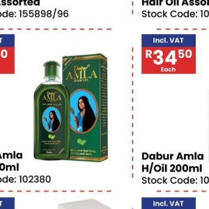 Hair oil at Africa Cash and Carry