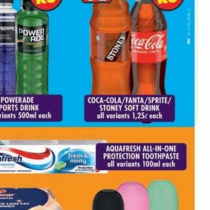 Fizzy drink at Shoprite