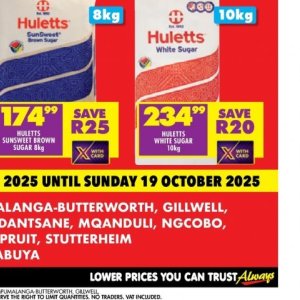 Sugar at Shoprite