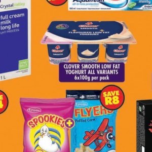 Yoghurt at Shoprite