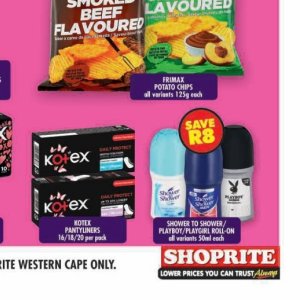 Shower at Shoprite