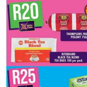 Tea at Shoprite