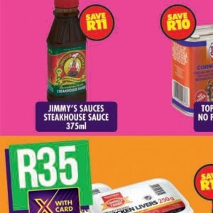Sauces at Shoprite