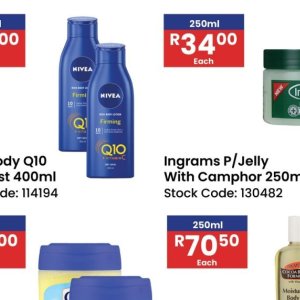 Body lotion nivea  at Africa Cash and Carry