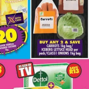Carrots at Shoprite