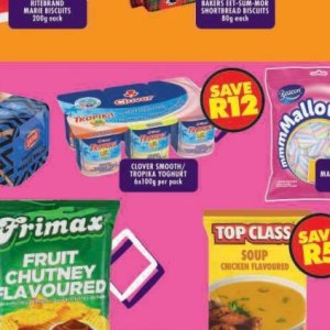 Yoghurt at Shoprite
