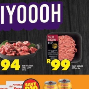 Beef at Shoprite