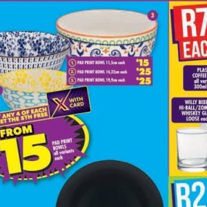 Bowl at Shoprite