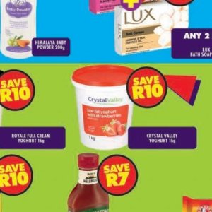 Yoghurt at Shoprite