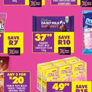 Chocolate at Shoprite