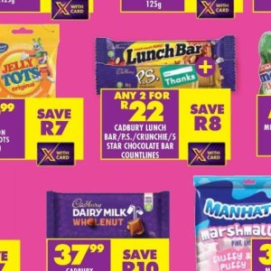 Chocolate at Shoprite