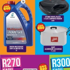Engine oil at Shoprite
