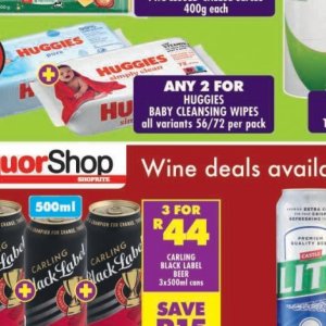 Wine at Shoprite