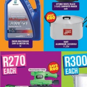 Engine oil at Shoprite