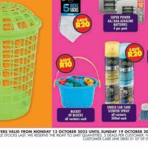 Bucket at Shoprite