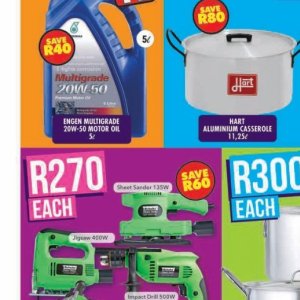 Engine oil at Shoprite