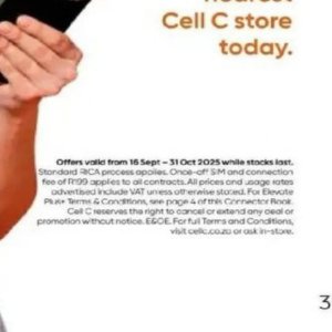Book at Cell C