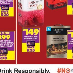 Wine at Shoprite