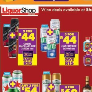 Beer at Shoprite