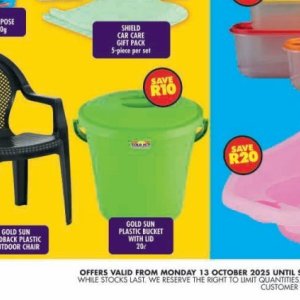 Bucket at Shoprite