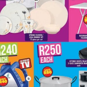 Dinner set at Shoprite
