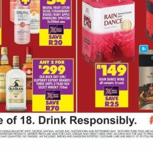 Gin at Shoprite