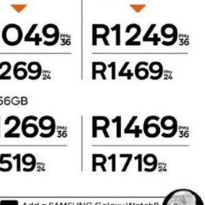 Smartphone samsung  at Cell C