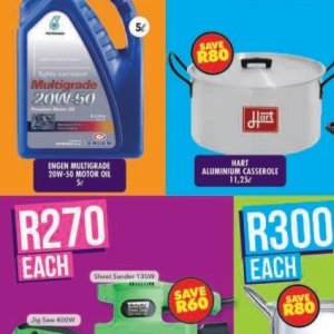 Engine oil at Shoprite