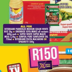 Sunflower oil at Shoprite