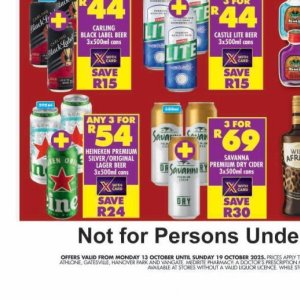 Beer at Shoprite