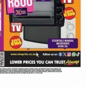 Oven at Shoprite