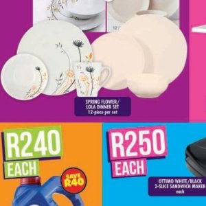 Dinner set at Shoprite