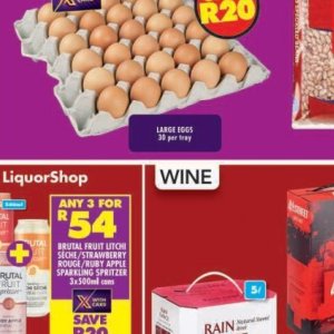 Wine at Shoprite