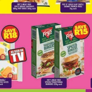 Burgers at Shoprite