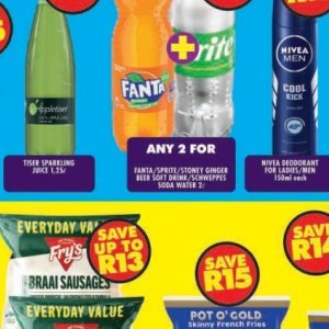 Fizzy drink at Shoprite
