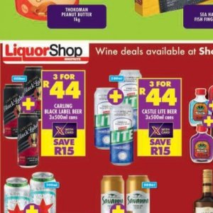 Beer at Shoprite